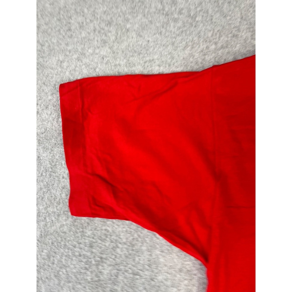 Vintage Washingon DC Shirt Men XL Red Single Stitch 90s Short Sleeve Embroidered - Picture 7 of 10